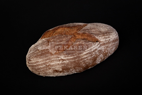 Ražno-špaldový chlieb